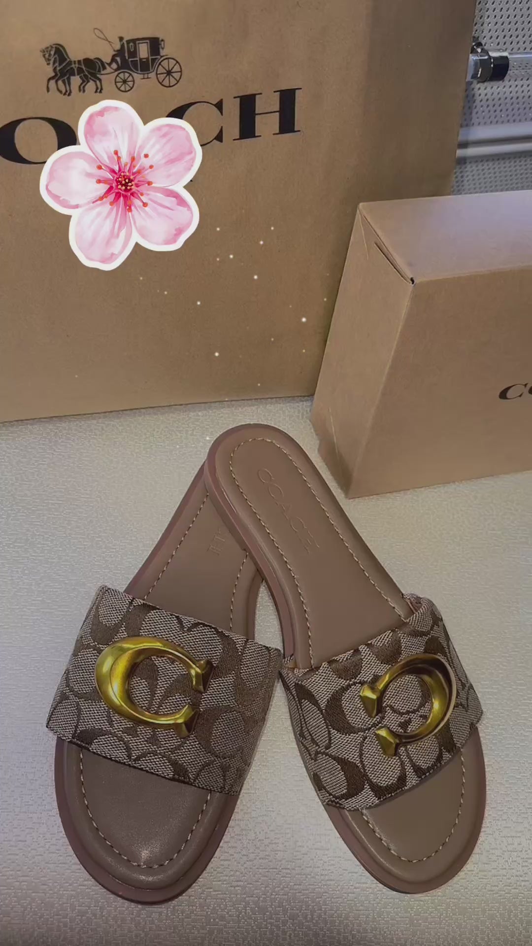Coach sandals